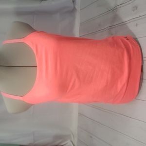 Under Armour tank top, coral, size M